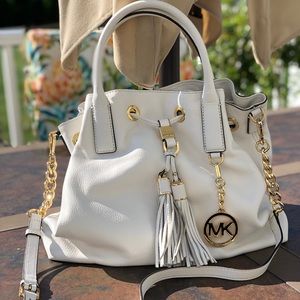AUTHENTIC Michael Kors handbag with gold hardware